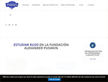 Tablet Screenshot of fundpushkin.org